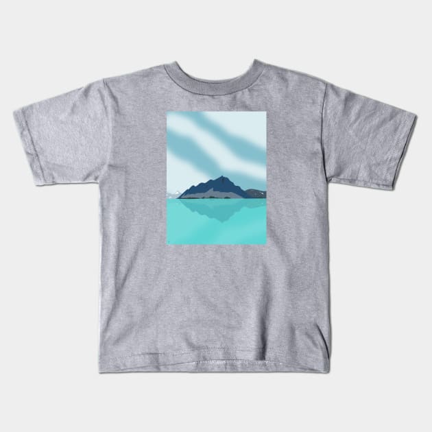 Bow Lake, Banff National Park, Alberta, Canada Kids T-Shirt by lymancreativeco